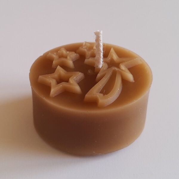Świeca tealight - gwiazda betlejemska